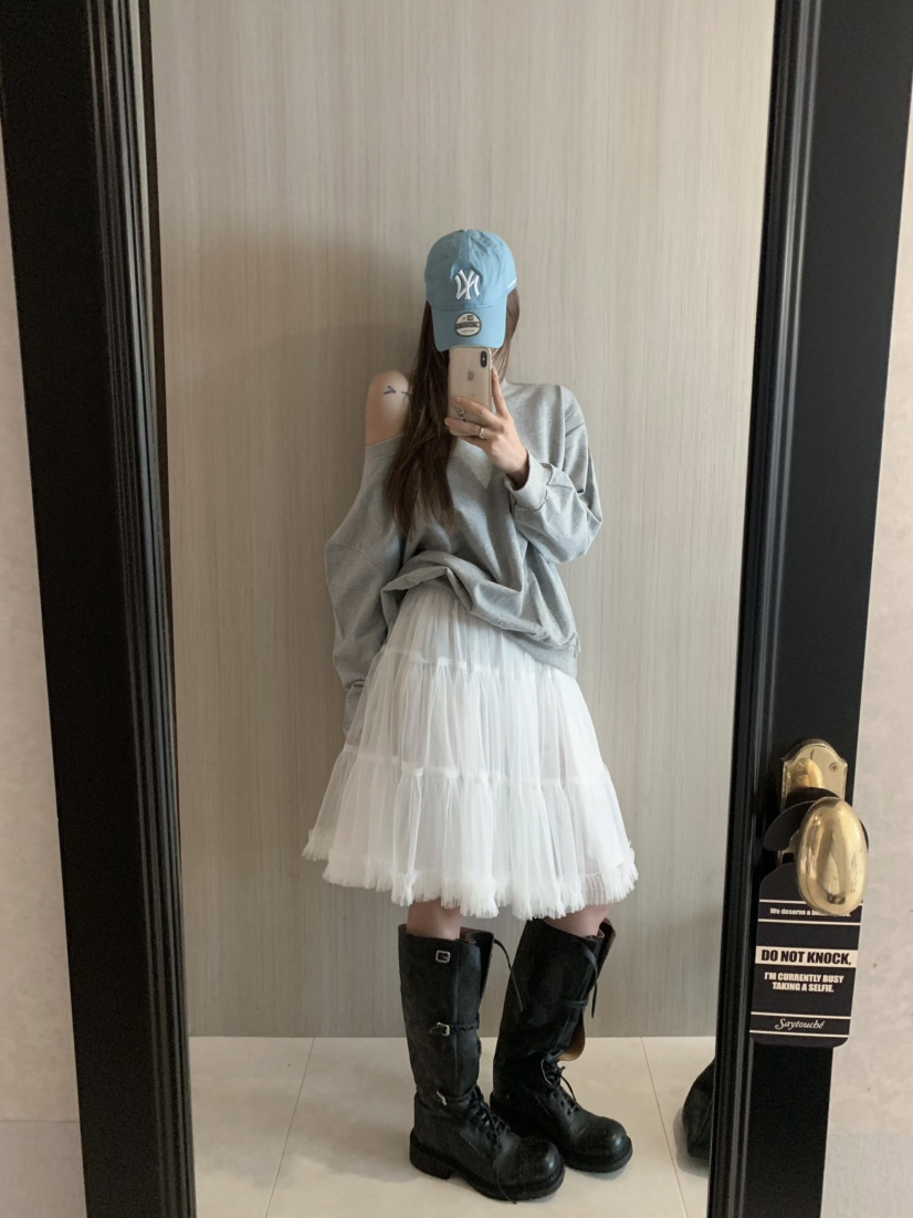VIRKIN韓國㊣直郵東大門代購女裝新款推薦25春夏半身裙中短裙VIRKIN半身裙/中短裙