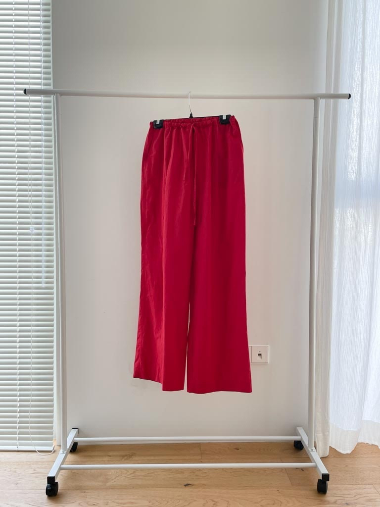 B_GARDER韓國直郵㊣東大門實拍女裝新品休閑休閑褲棉質綁帶B.GARDER休閑褲圖色2