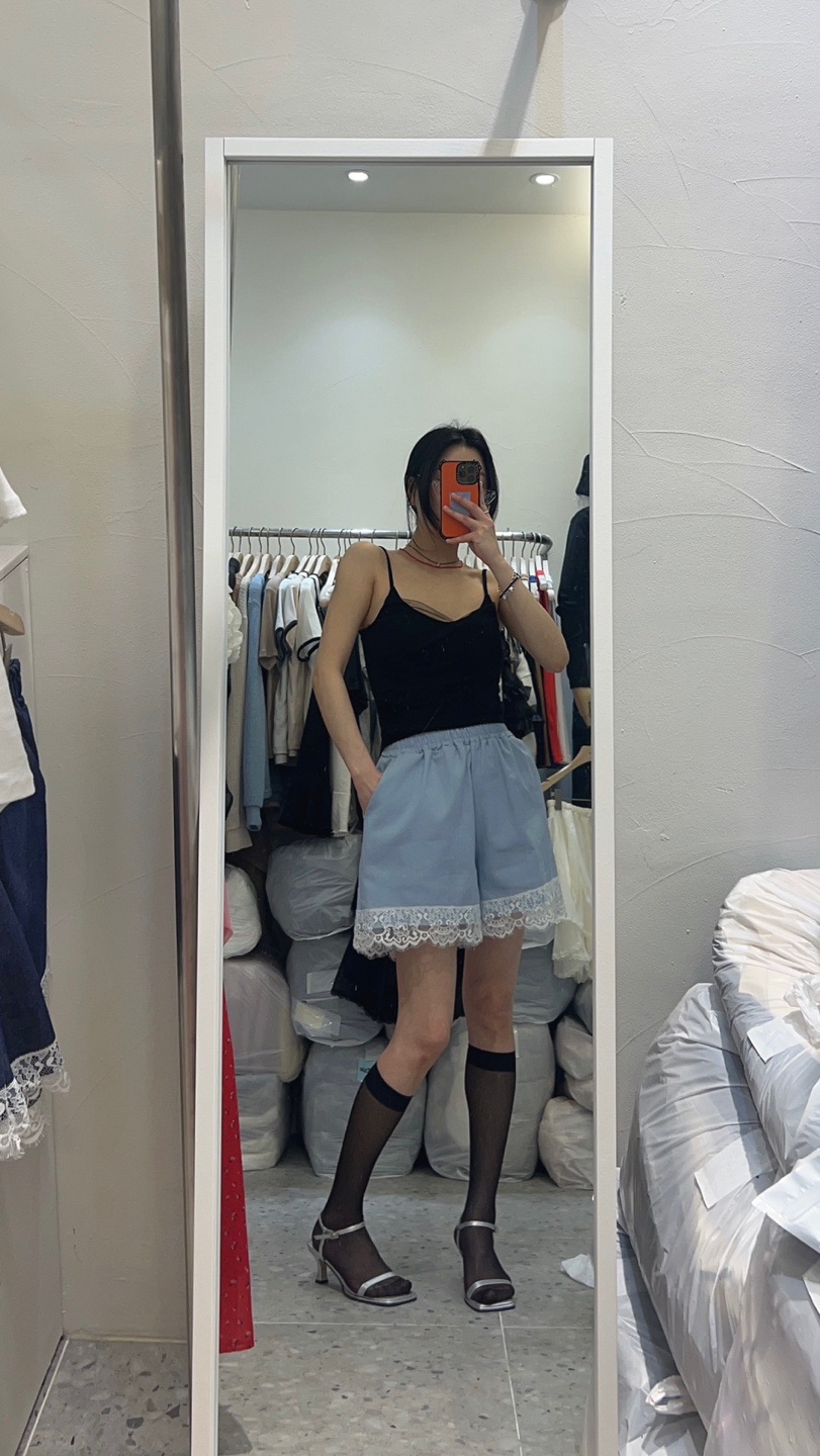 ROU.TINE韓國㊣直郵東大門代購女裝新款熱賣25春夏吊帶背心ROU.TINE吊帶/背心