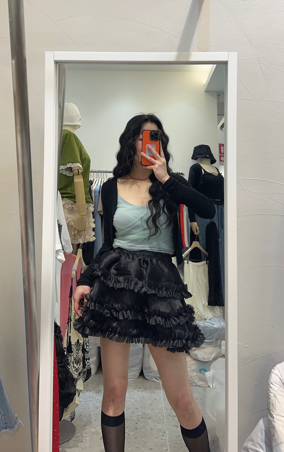 ROU.TINE韓國㊣直郵東大門代購女裝新款熱賣25春夏吊帶背心ROU.TINE吊帶/背心
