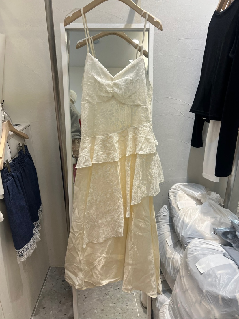 ROU.TINE韓國直郵㊣東大門實拍女裝新品25春夏推薦時尚連衣裙ROU.TINE連衣裙