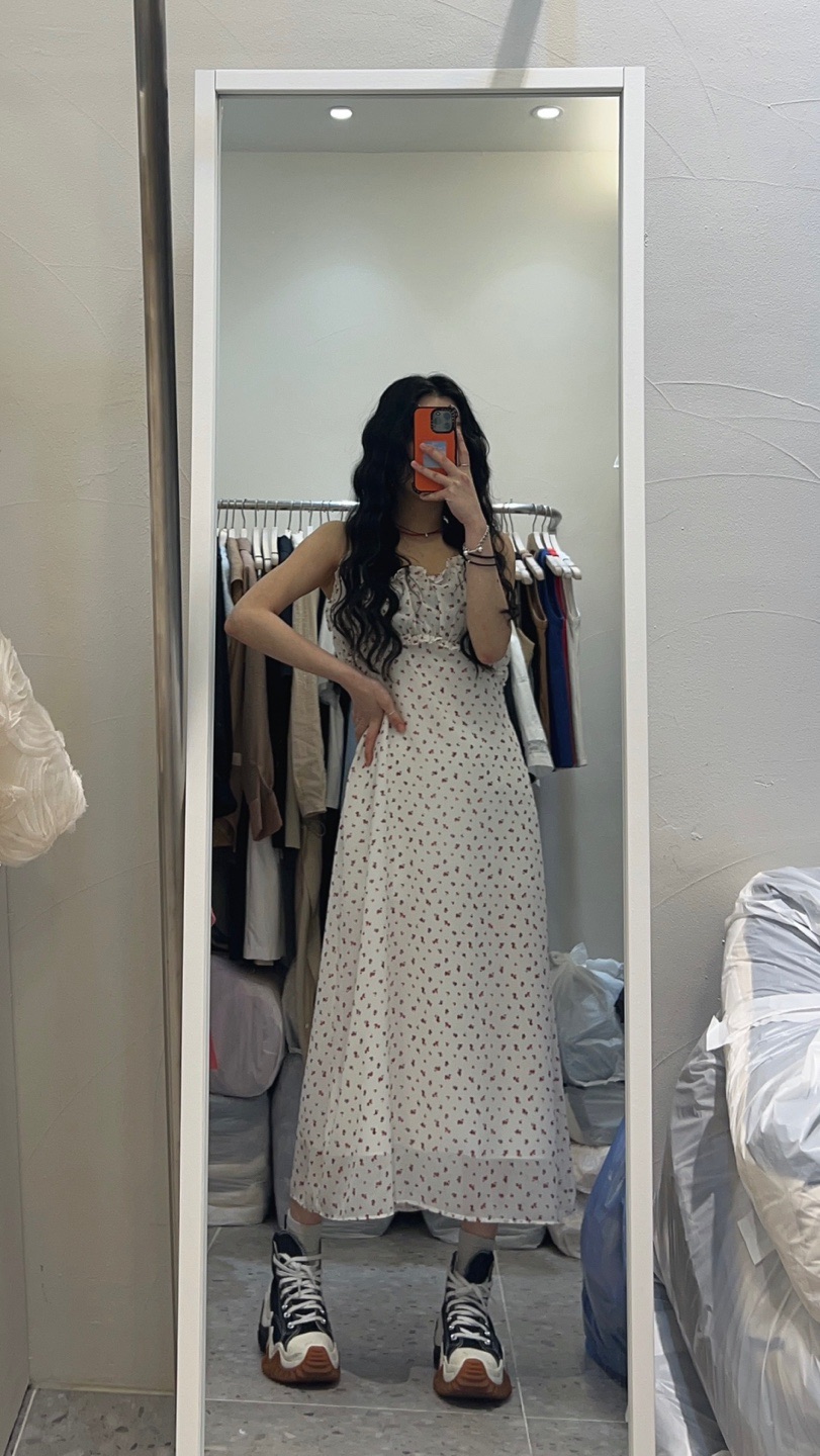 ROU.TINE直郵韓國代購㊣女裝新品熱賣推薦休閑人氣25春夏連衣裙ROU.TINE連衣裙