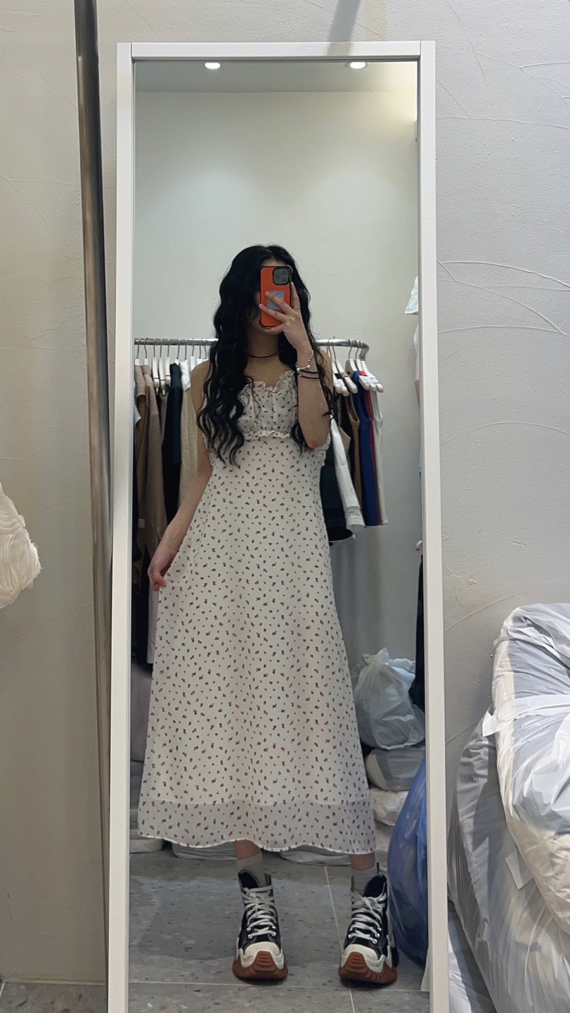 ROU.TINE直郵韓國代購㊣女裝新品熱賣推薦休閑人氣25春夏連衣裙ROU.TINE連衣裙