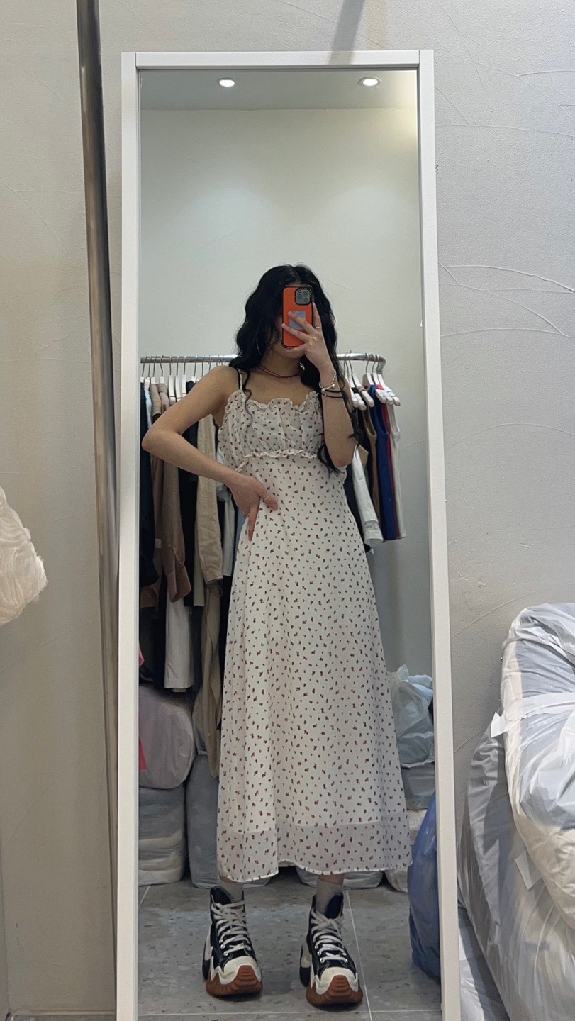 ROU.TINE直郵韓國代購㊣女裝新品熱賣推薦休閑人氣25春夏連衣裙ROU.TINE連衣裙