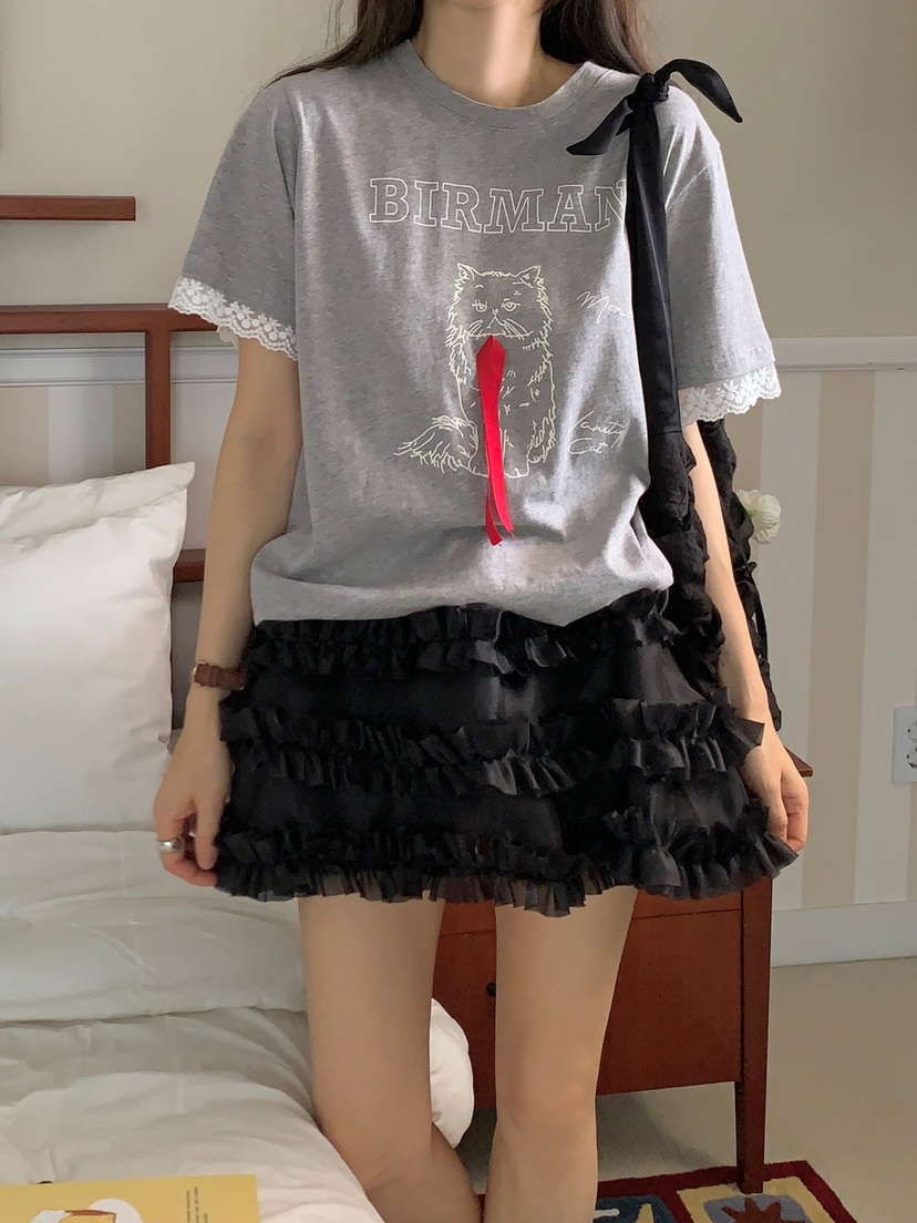 ROU.TINE直郵韓國代購㊣女裝新款時尚推薦熱賣人氣休閑T恤ROU.TINET恤