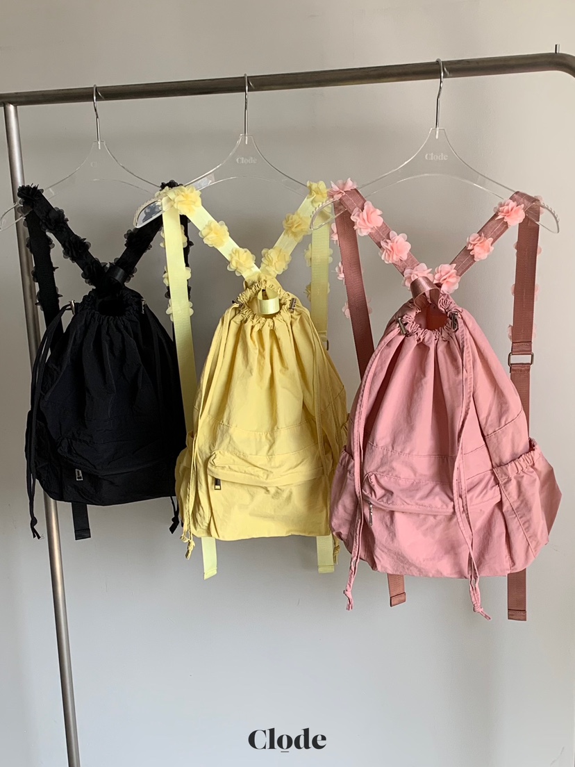 CLODE韓國直郵㊣東大門實拍女裝新品人氣時尚休閑推薦雙肩背包CLODE雙肩背包