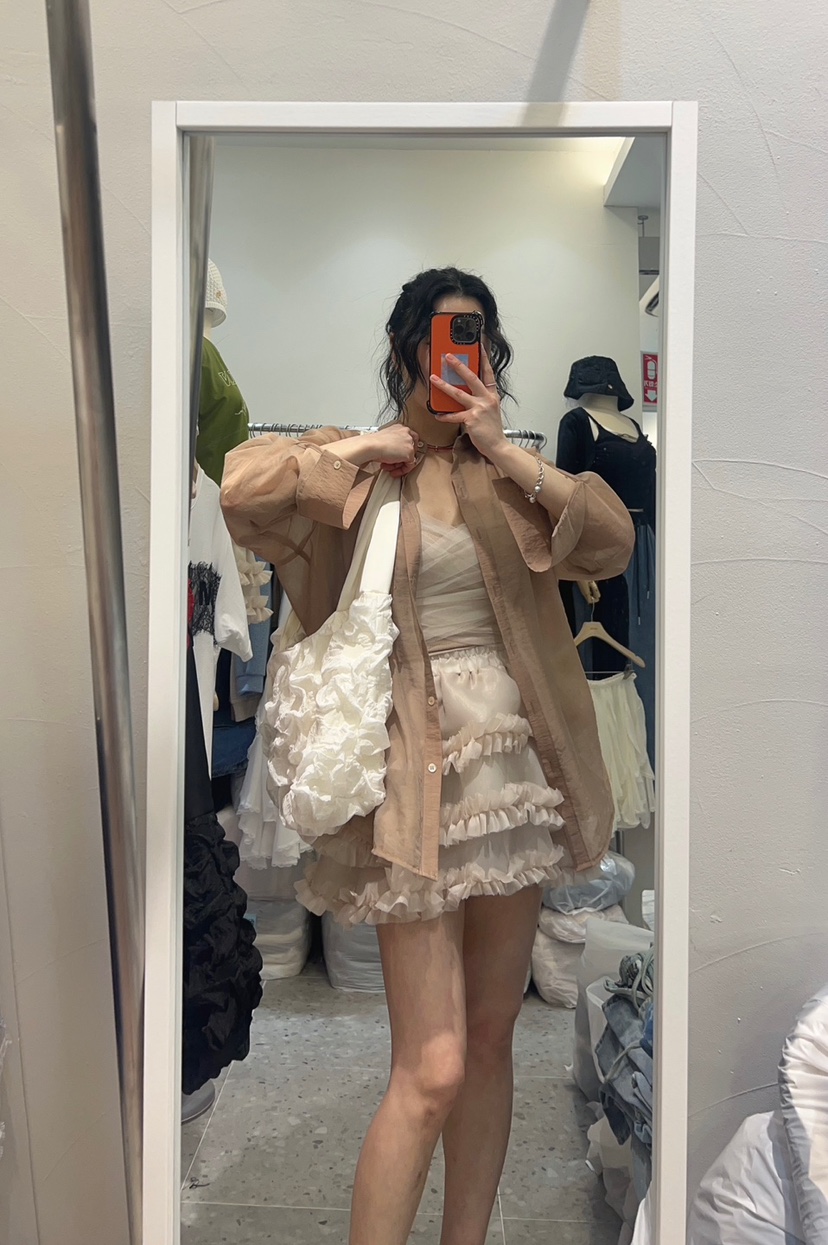 ROU.TINE韓國直郵㊣女裝新款時尚熱賣25春夏休閑單肩斜跨包ROU.TINE單肩/斜跨包