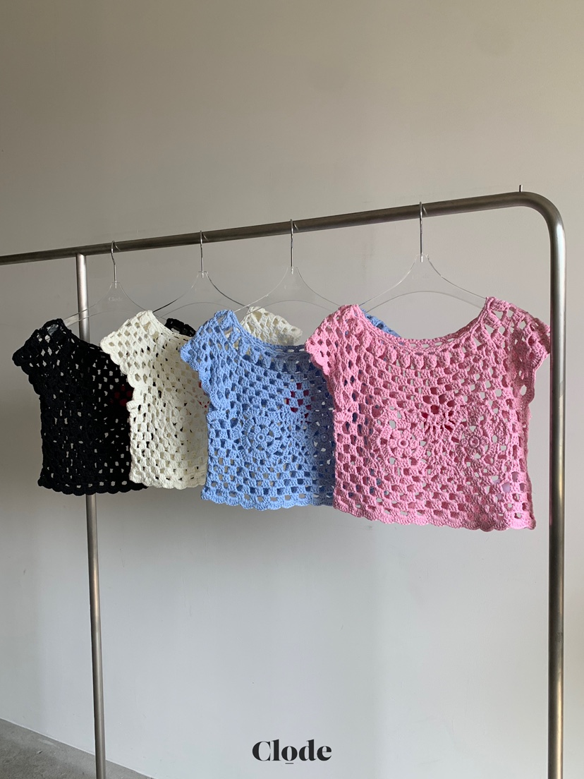 CLODE韓國㊣直郵東大門代購女裝新品人氣25春夏時尚休閑針織衫SUGAR CASE針織衫