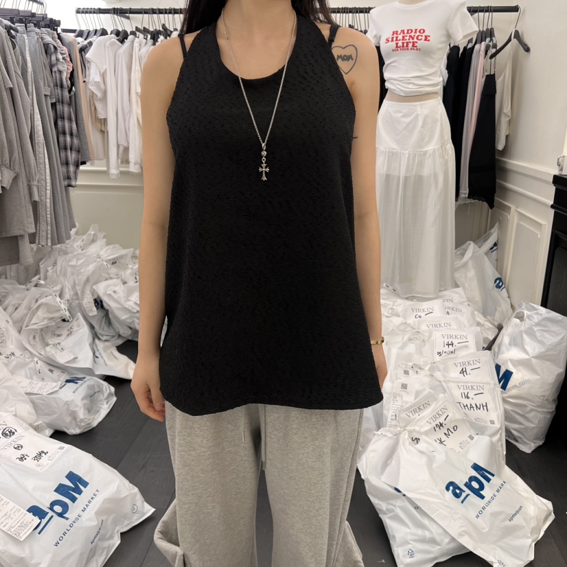VIRKIN韓國直郵㊣東大門實拍女裝新款25春夏人氣熱賣吊帶背心VIRKIN吊帶/背心