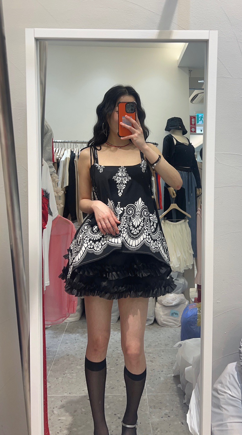 ROU.TINE韓國直郵㊣東大門實拍女裝新品25春夏人氣吊帶背心ROU.TINE吊帶/背心