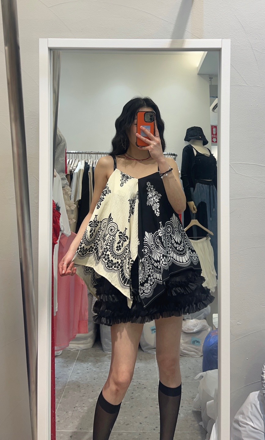 ROU.TINE韓國直郵㊣東大門實拍女裝新品25春夏人氣吊帶背心ROU.TINE吊帶/背心