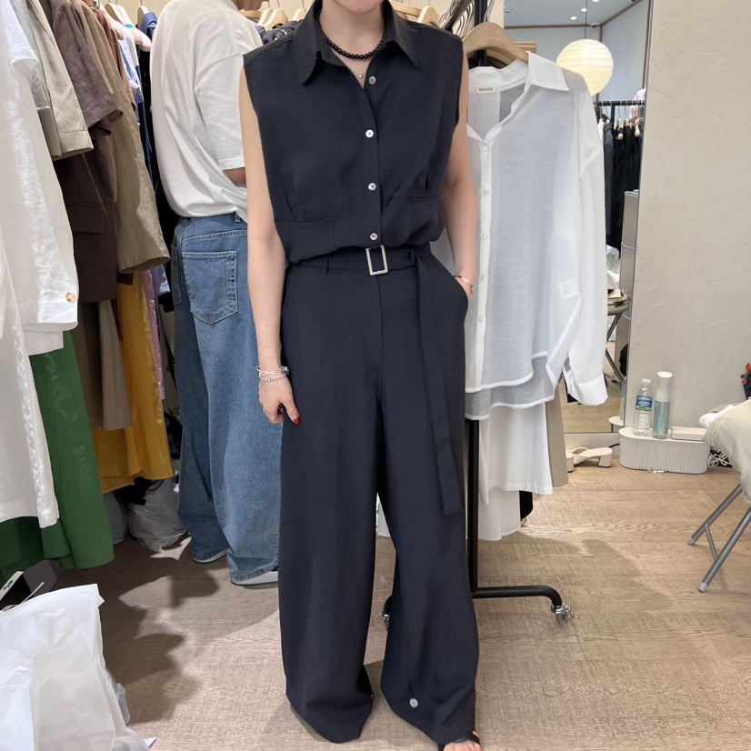 W AND J韓國㊣直郵東大門代購女裝新款人氣25春夏推薦馬甲W AND J馬甲