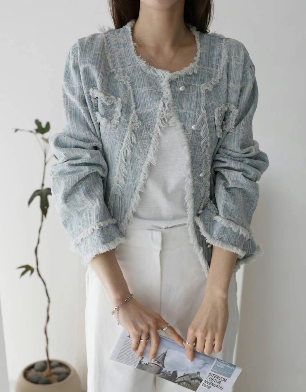 MU 뮤-T東大門實拍女裝新品真品推薦時尚人氣職業25春夏夾克MU 뮤-T夾克