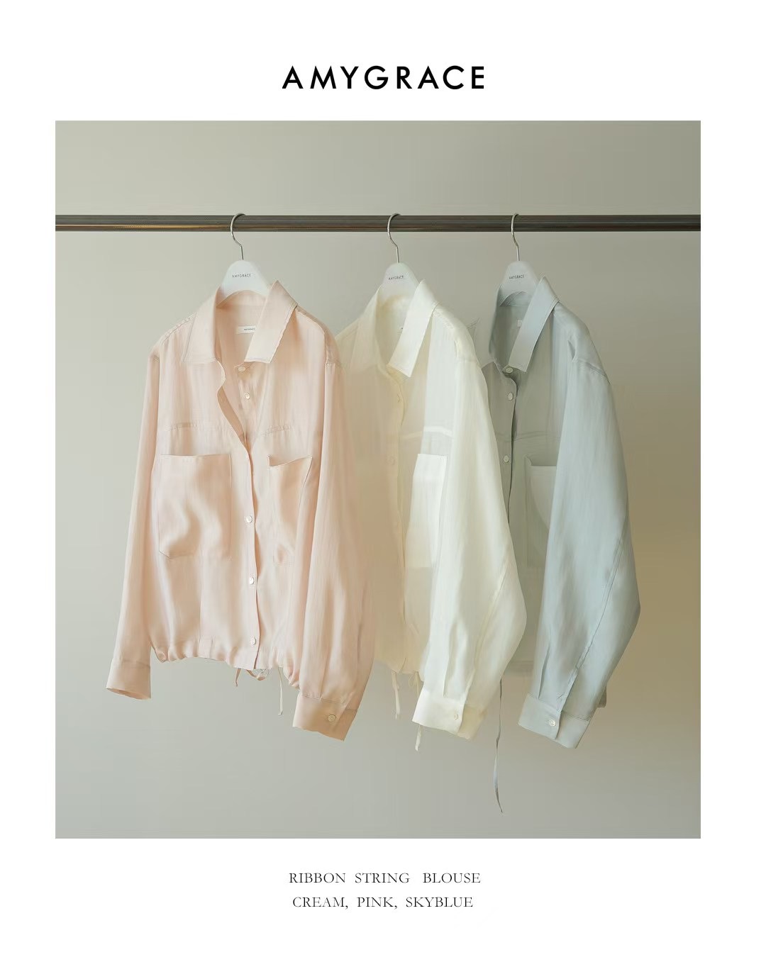 AMYGRACE東大門實拍女士新品休閑25春夏職業熱賣人氣真品夾克AMYGRACE夾克