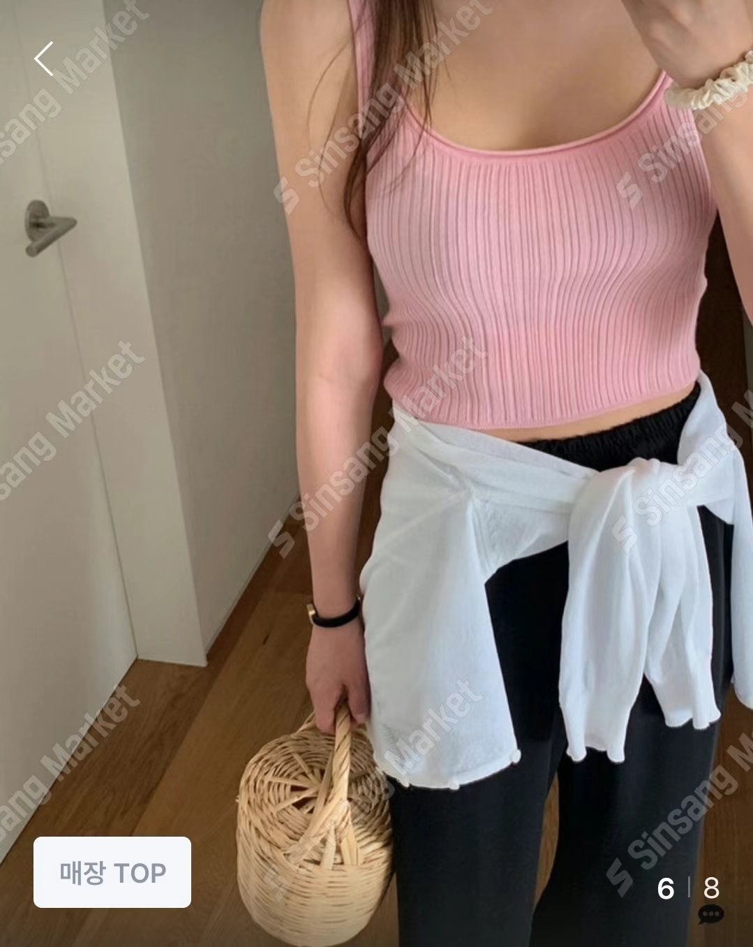 SALAD東大門直郵女士新品推薦時尚人氣休閑25春夏職業吊帶背心SALAD吊帶/背心