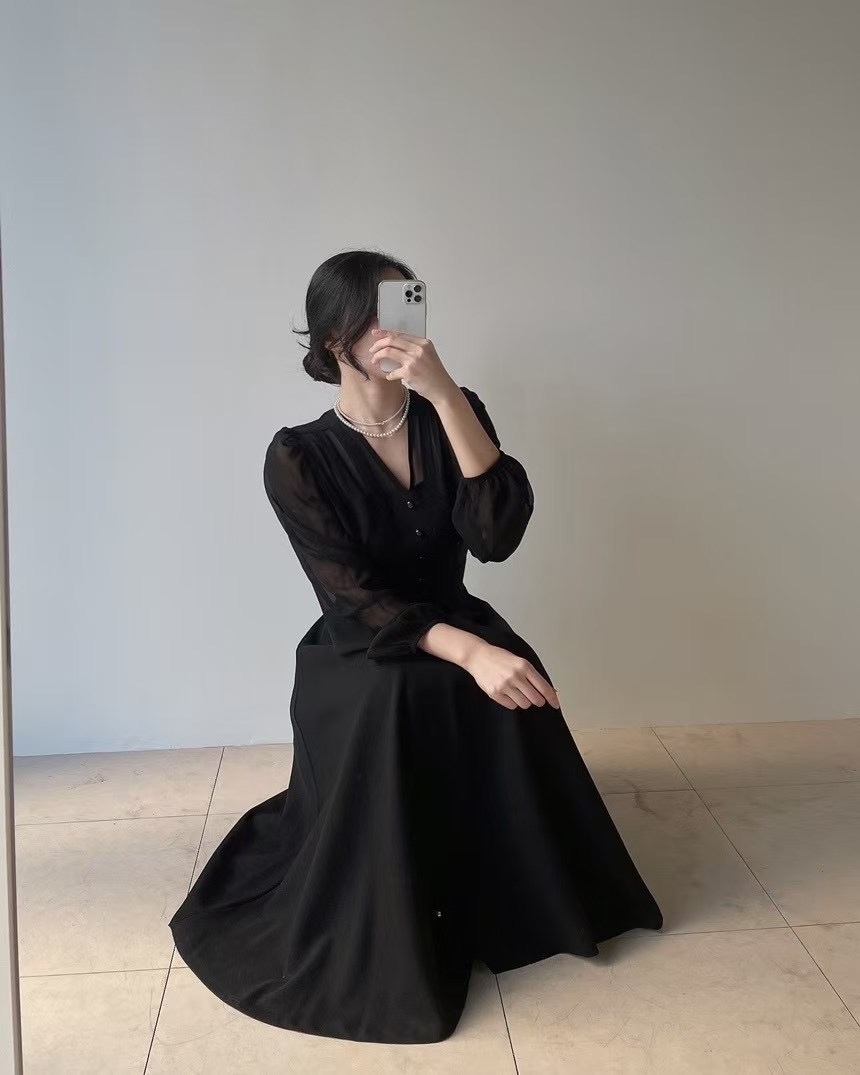 Ruhot韓國代購女士新品人氣推薦職業時尚休閑25春夏熱賣連衣裙Ruhot連衣裙