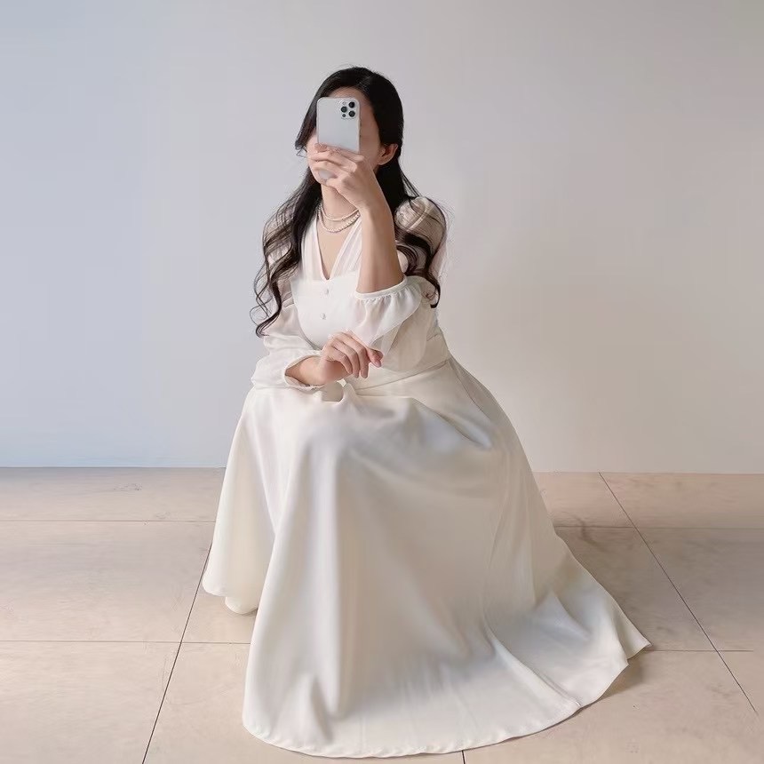 Ruhot韓國代購女士新品人氣推薦職業時尚休閑25春夏熱賣連衣裙Ruhot連衣裙圖色3