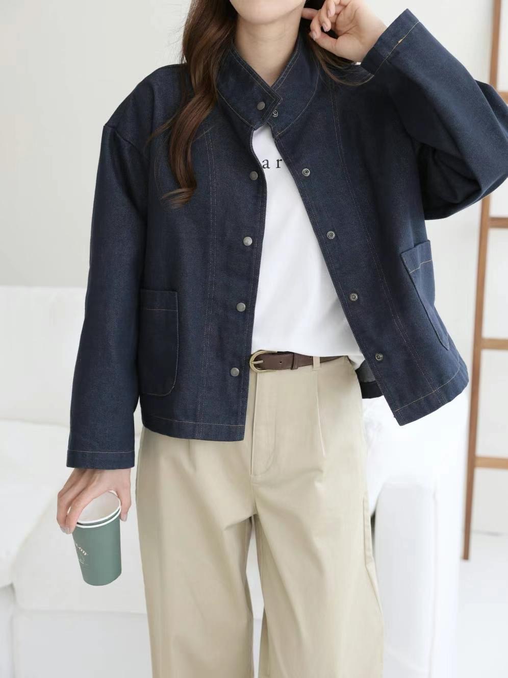 MU 뮤-T東大門實拍女士新品熱賣25春夏休閑推薦時尚職業夾克MU 뮤-T夾克