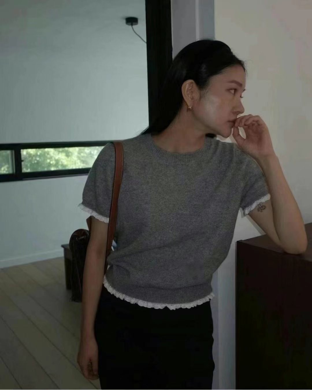SALAD韓國代購女裝新品25春夏熱賣真品推薦職業休閑時尚T恤SALADT恤