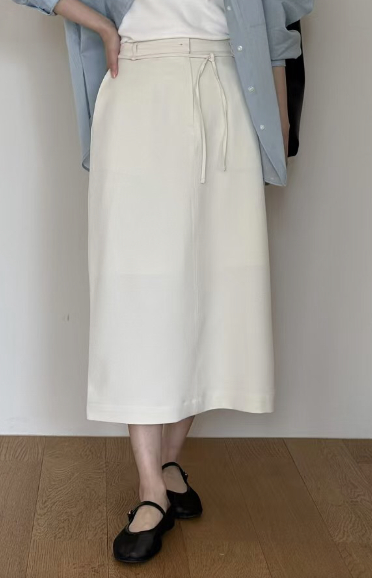 AMYGRACE韓國代購女裝新品25春夏熱賣時尚職業推薦休閑長裙AMYGRACE長裙