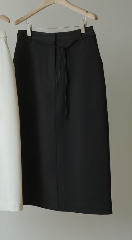 AMYGRACE韓國代購女裝新品25春夏熱賣時尚職業推薦休閑長裙AMYGRACE長裙圖色2