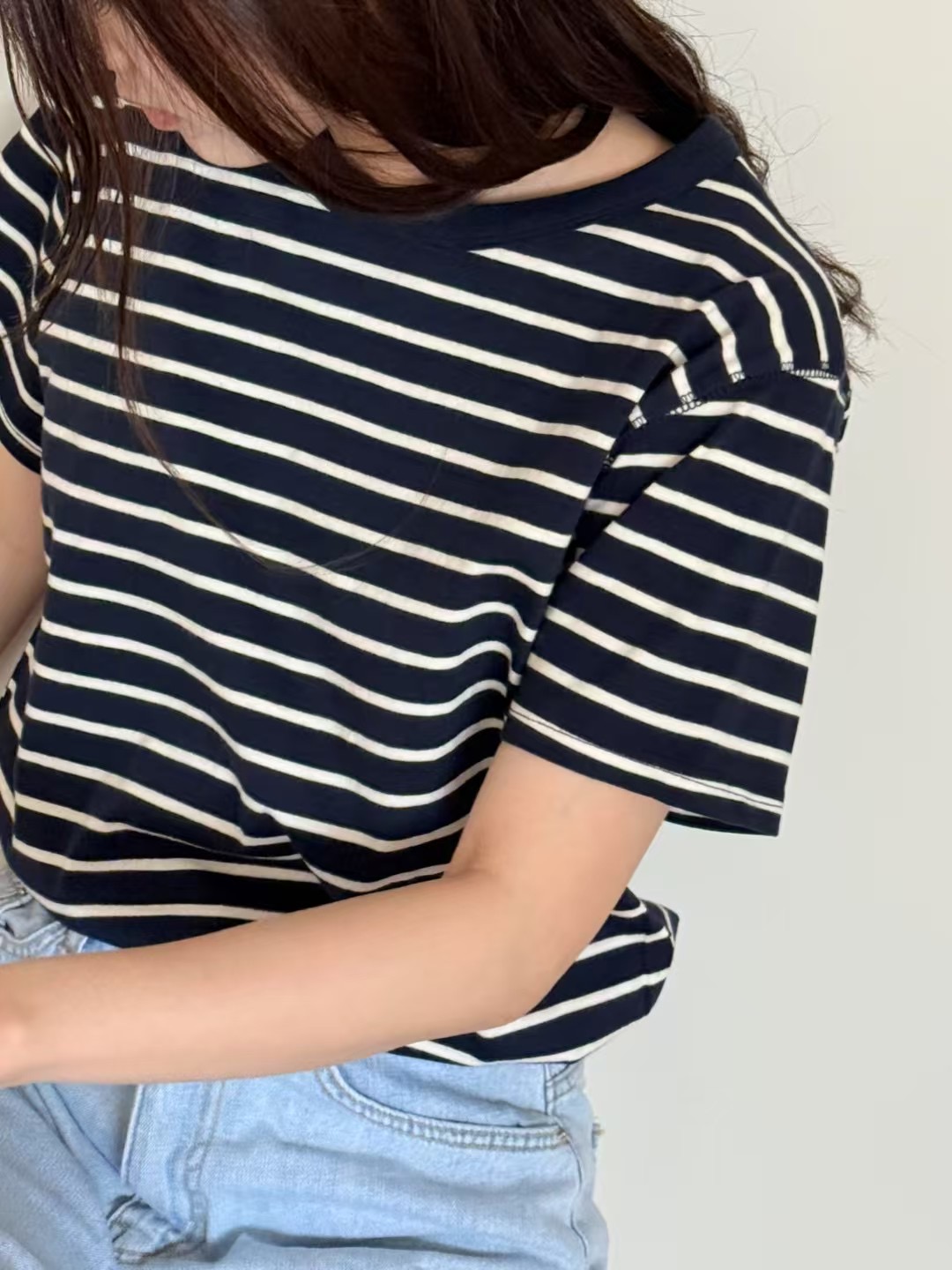 AMYGRACE東大門代購女裝新品時尚25春夏休閑熱賣人氣職業T恤AMYGRACET恤