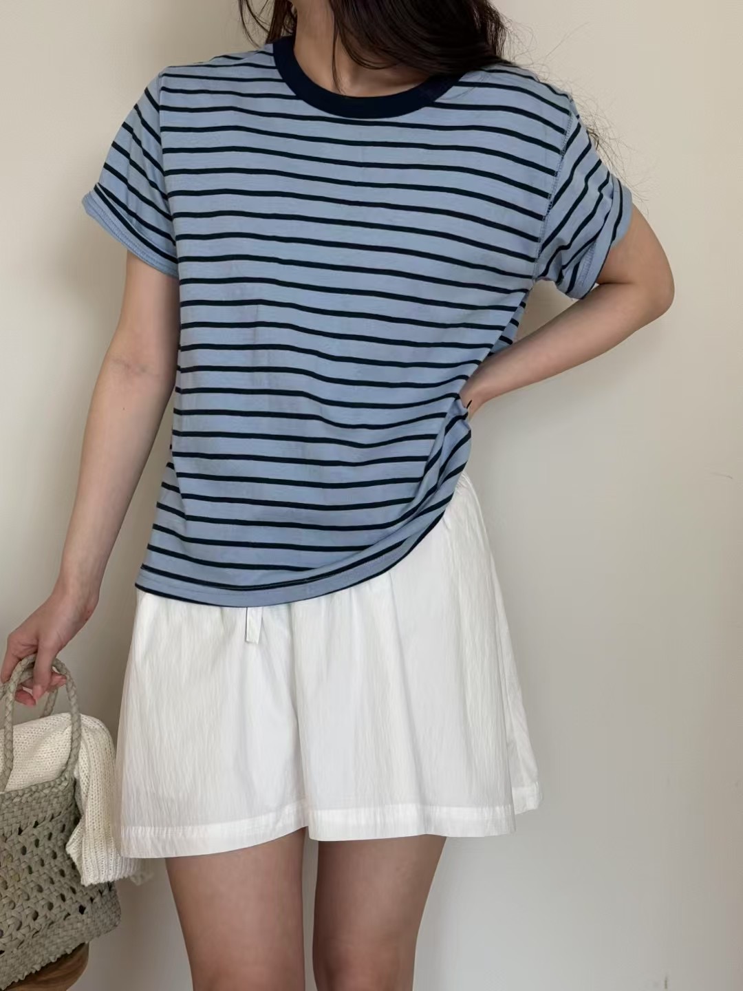 AMYGRACE東大門代購女裝新品時尚25春夏休閑熱賣人氣職業T恤AMYGRACET恤