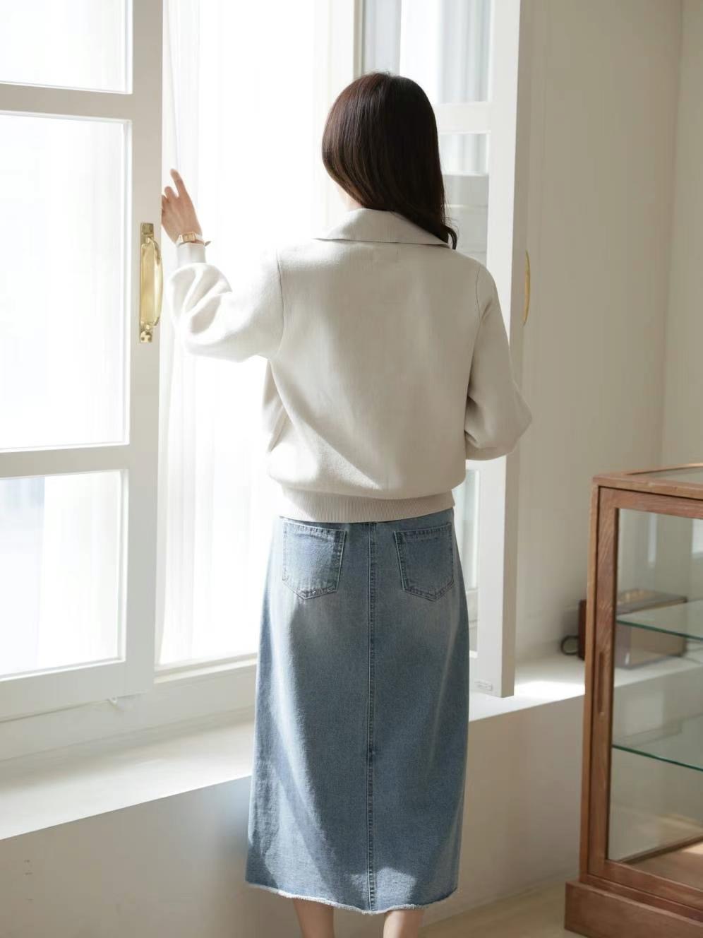 MU 뮤-T東大門直郵女裝新品真品25春夏休閑推薦熱賣夾克拉鏈MU 뮤-T夾克