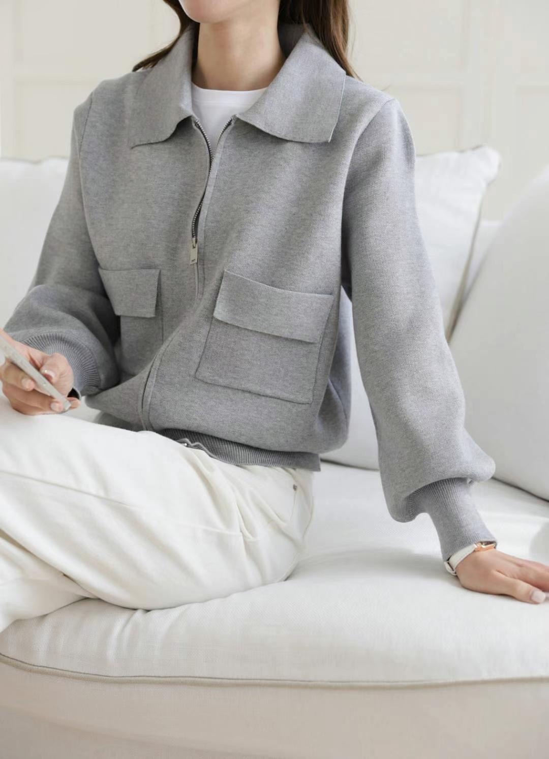 MU 뮤-T東大門直郵女裝新品真品25春夏休閑推薦熱賣夾克拉鏈MU 뮤-T夾克圖色2