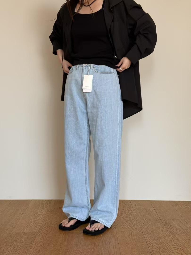 AMYGRACE韓國直郵女裝新品職業推薦時尚熱賣休閑人氣牛仔褲AMYGRACE牛仔褲