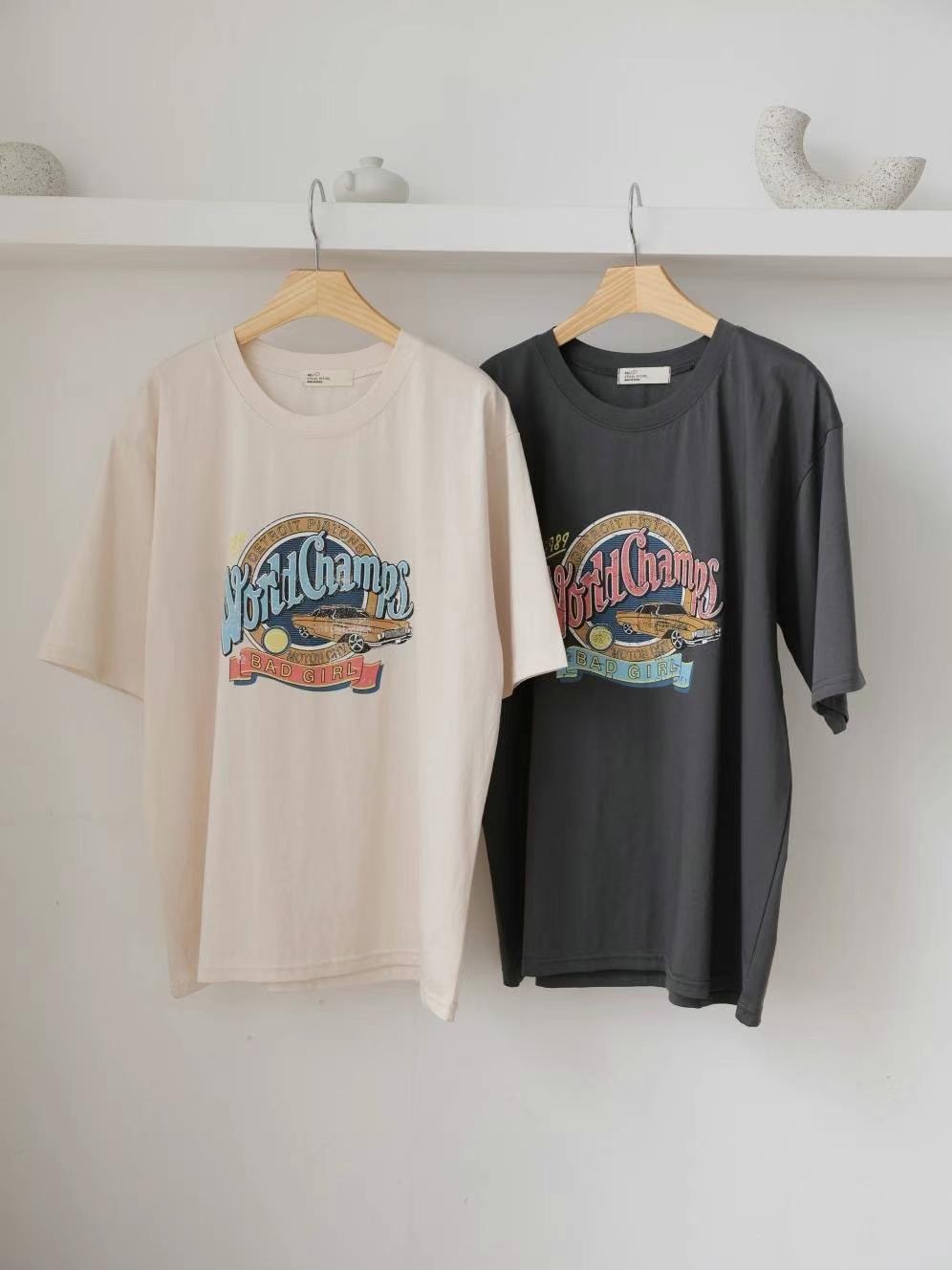 MU 뮤-T韓國代購女裝新品25春夏真品熱賣職業休閑人氣T恤MU 뮤-TT恤