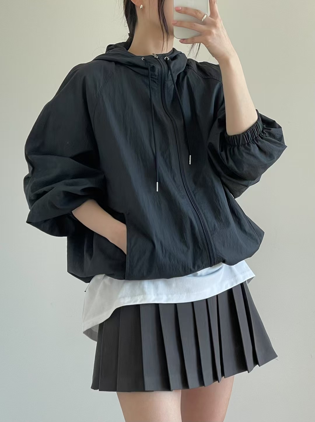 AMYGRACE東大門實拍女裝新款休閑人氣時尚25春夏真品熱賣夾克AMYGRACE夾克