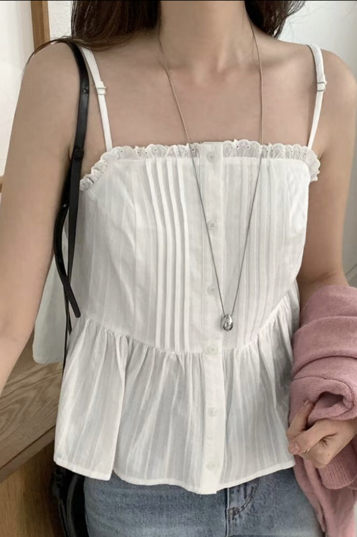 SALAD東大門直郵女裝新款推薦真品熱賣休閑時尚人氣吊帶背心SALAD吊帶/背心圖色1