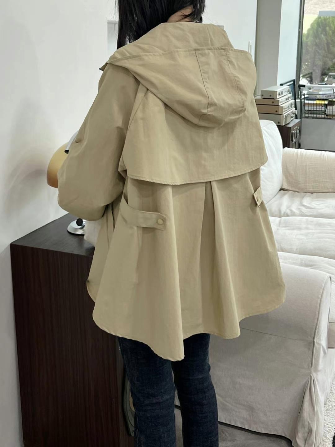 MU 뮤-T東大門直郵女士新品時尚25春夏推薦職業休閑夾克連帽MU 뮤-T夾克