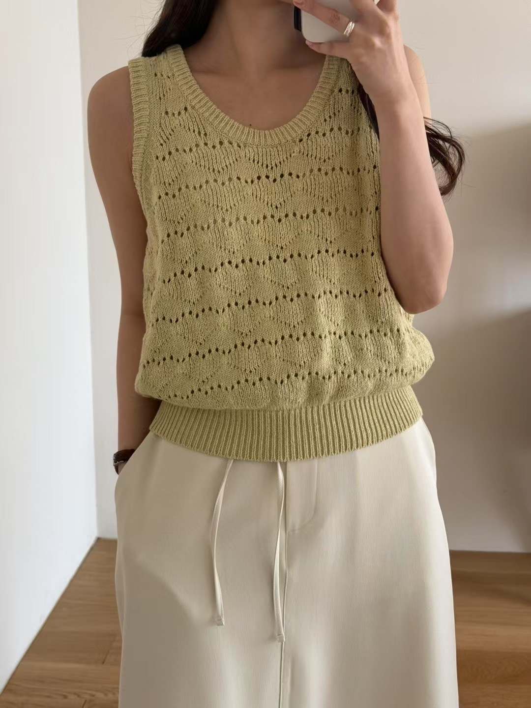 AMYGRACE韓國代購女裝新款休閑推薦25春夏熱賣人氣吊帶背心AMYGRACE吊帶/背心