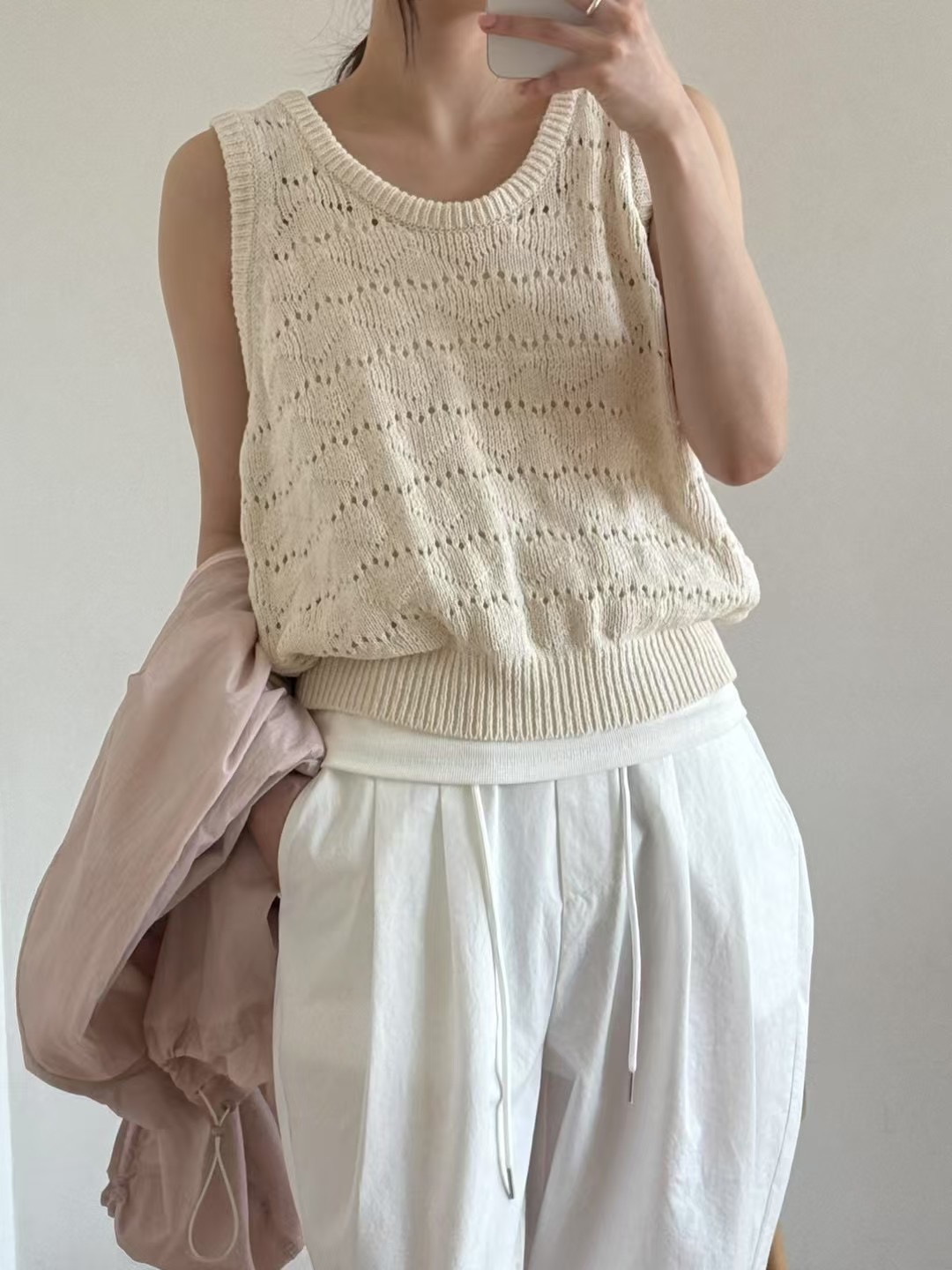 AMYGRACE韓國代購女裝新款休閑推薦25春夏熱賣人氣吊帶背心AMYGRACE吊帶/背心圖色2