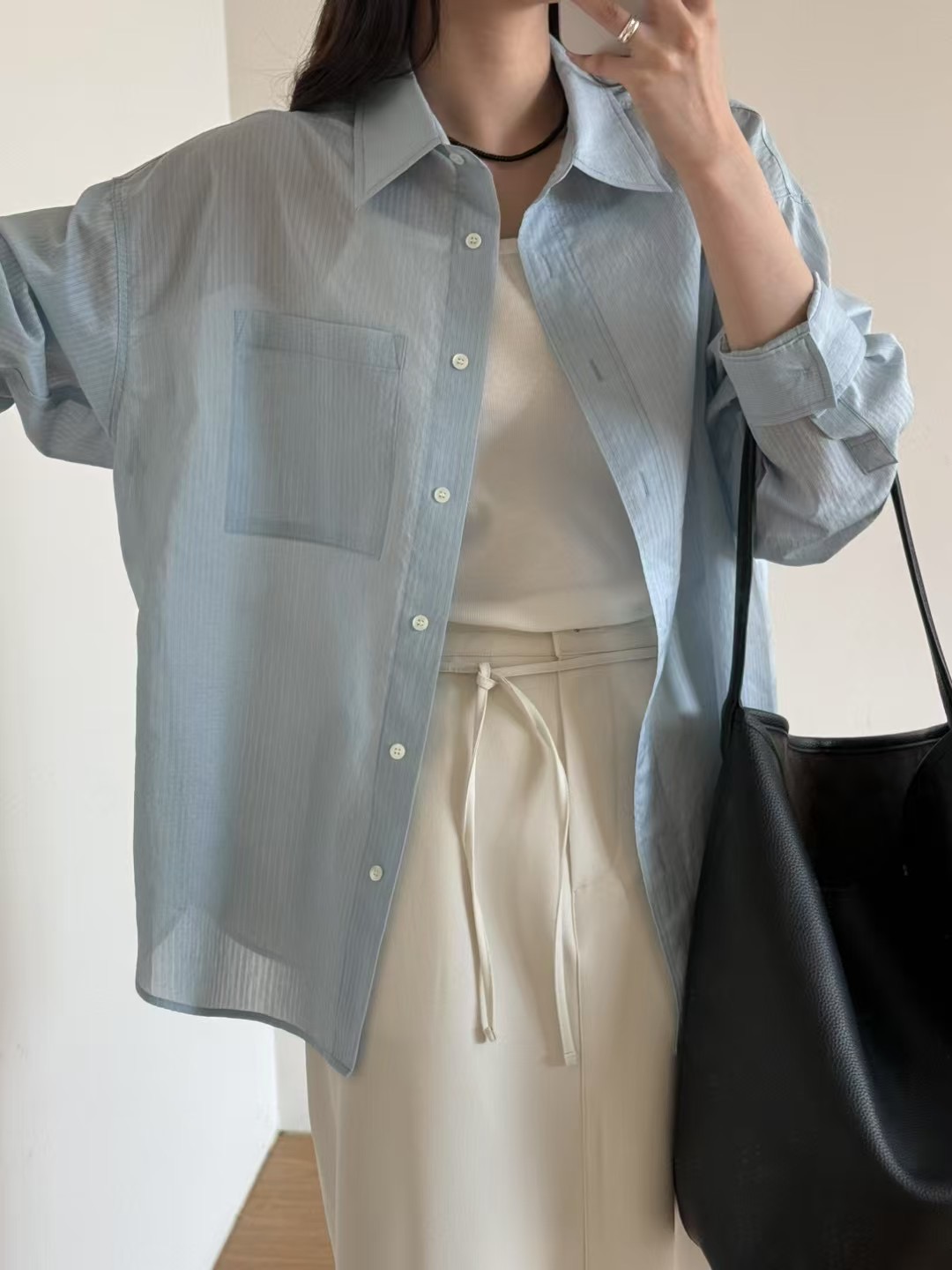 AMYGRACE東大門直郵女士新款職業熱賣真品推薦時尚襯衫蕾絲衫AMYGRACE襯衫/蕾絲衫圖色2