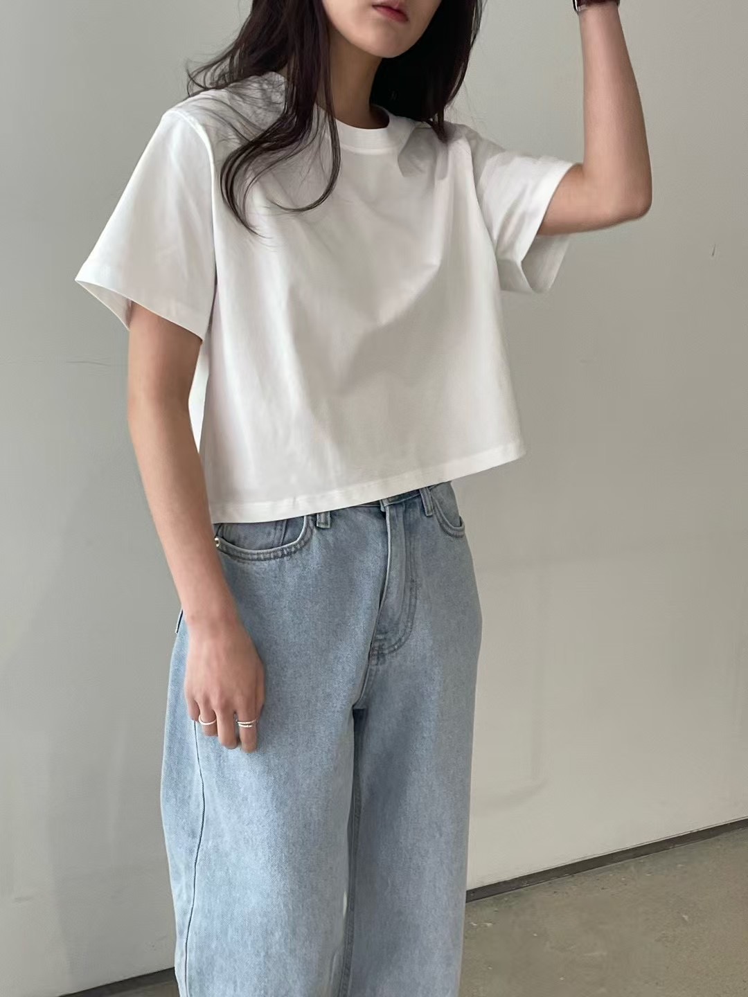 AMYGRACE韓國直郵女士新品休閑熱賣職業真品推薦人氣25春夏T恤AMYGRACET恤圖色2