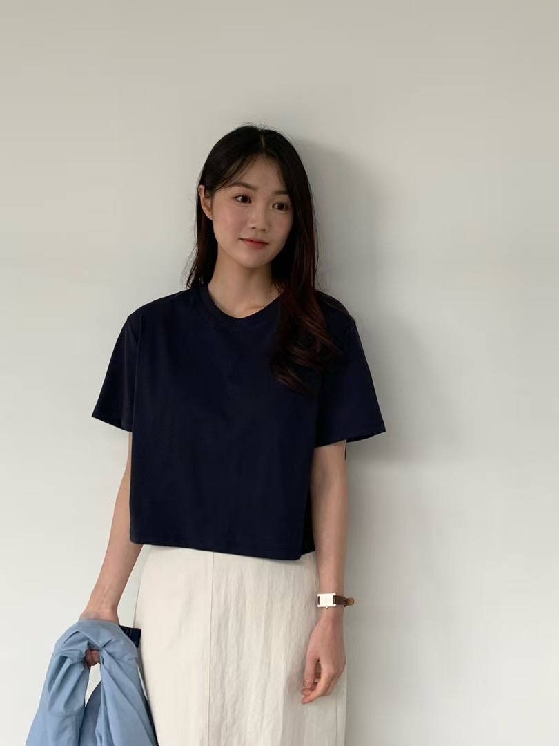 AMYGRACE韓國直郵女士新品休閑熱賣職業真品推薦人氣25春夏T恤AMYGRACET恤圖色4