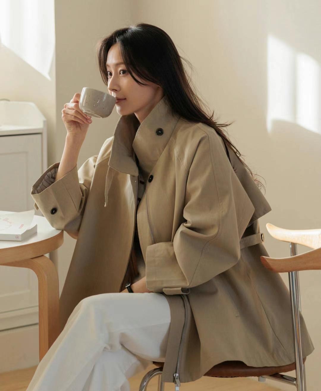 MU 뮤-T韓國代購女士新款職業25春夏真品時尚休閑人氣夾克MU 뮤-T夾克圖色2