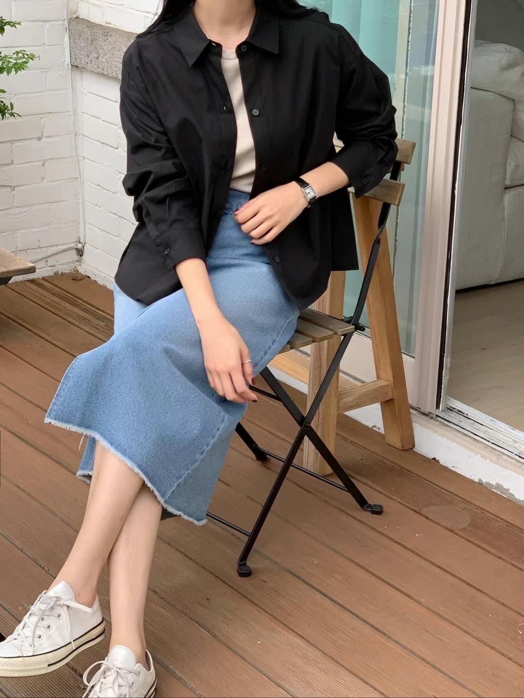 MU 뮤-T東大門實拍女裝新品休閑真品推薦熱賣時尚襯衫蕾絲衫MU 뮤-T襯衫/蕾絲衫