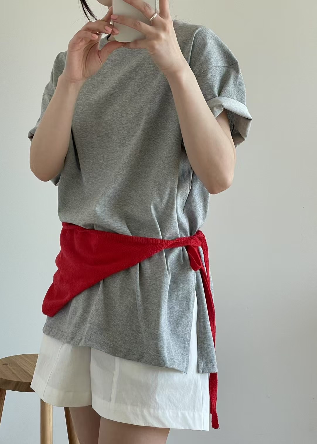 AMYGRACE韓國代購女士新品人氣推薦休閑25春夏時尚職業真品T恤AMYGRACET恤