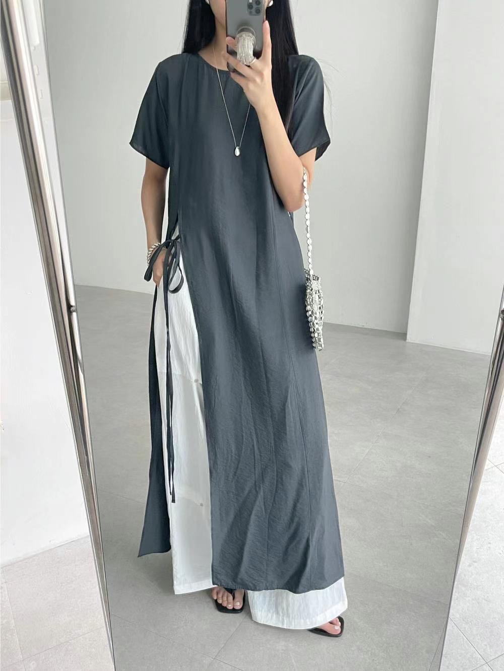 BAGUETTE-OT東大門實拍女裝新品25春夏休閑真品熱賣連衣裙BAGUETTE-OT連衣裙圖色2