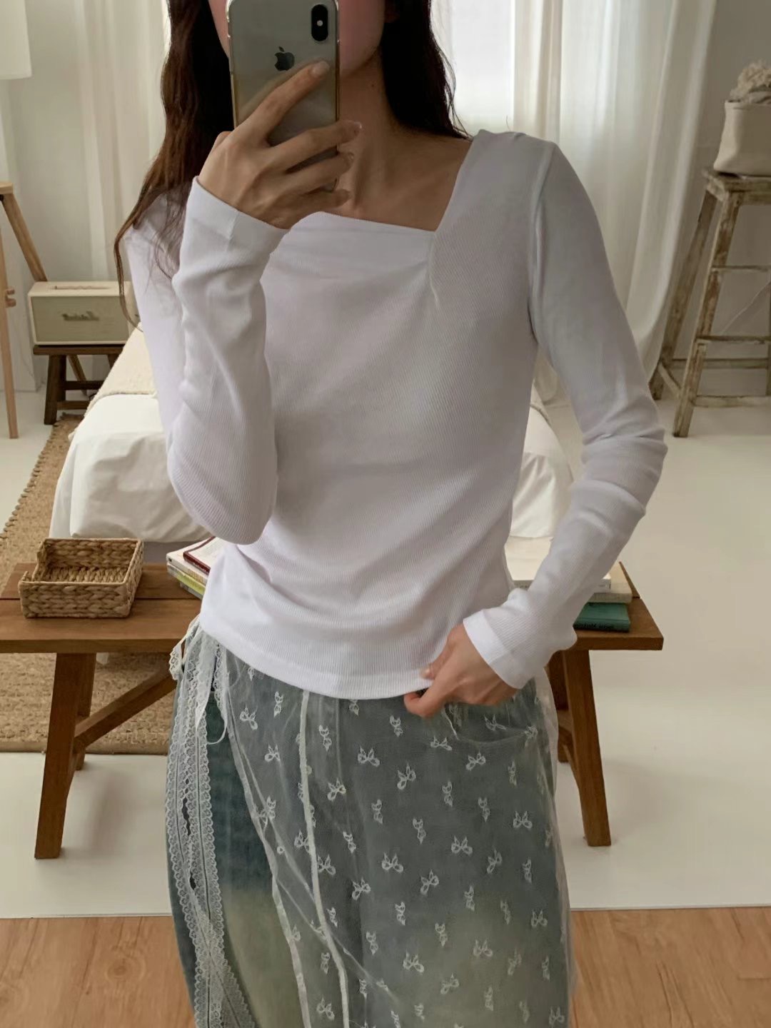 TDOUBLEJ東大門直郵女士新品人氣推薦真品職業時尚休閑長袖T恤TDOUBLEJ長袖T恤