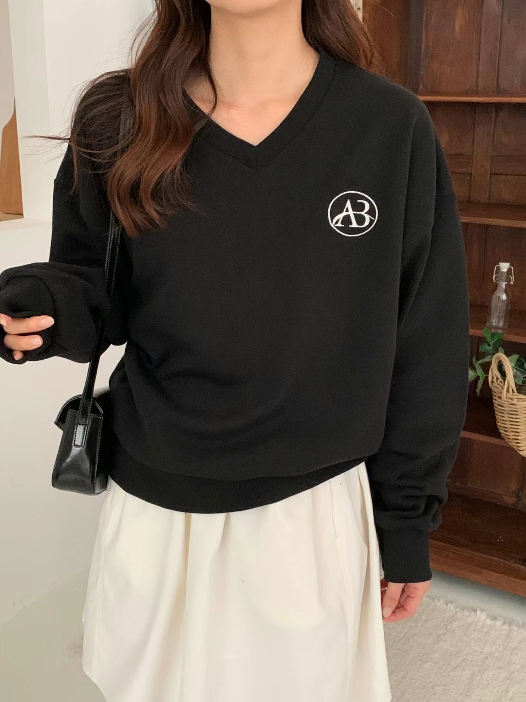 TDOUBLEJ東大門直郵女裝新品人氣25春夏職業時尚熱賣衛衣刺繡TDOUBLEJ衛衣圖色4