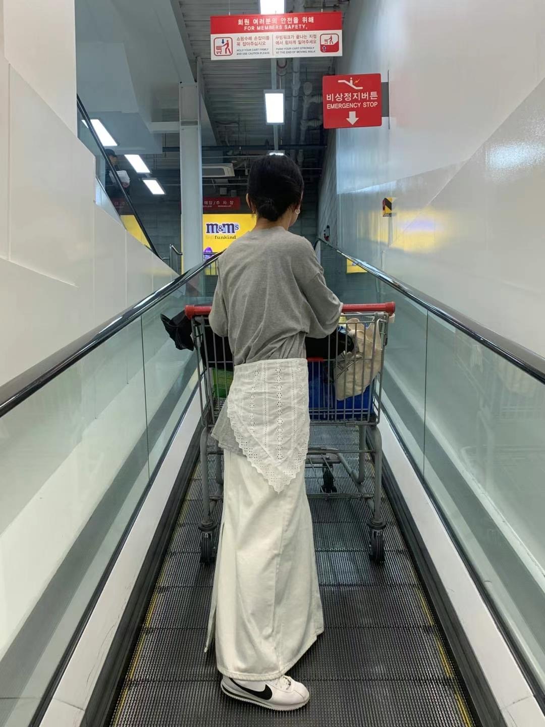 BAGUETTE-OT韓國代購女裝新款熱賣真品休閑推薦時尚25春夏長裙BAGUETTE-OT長裙