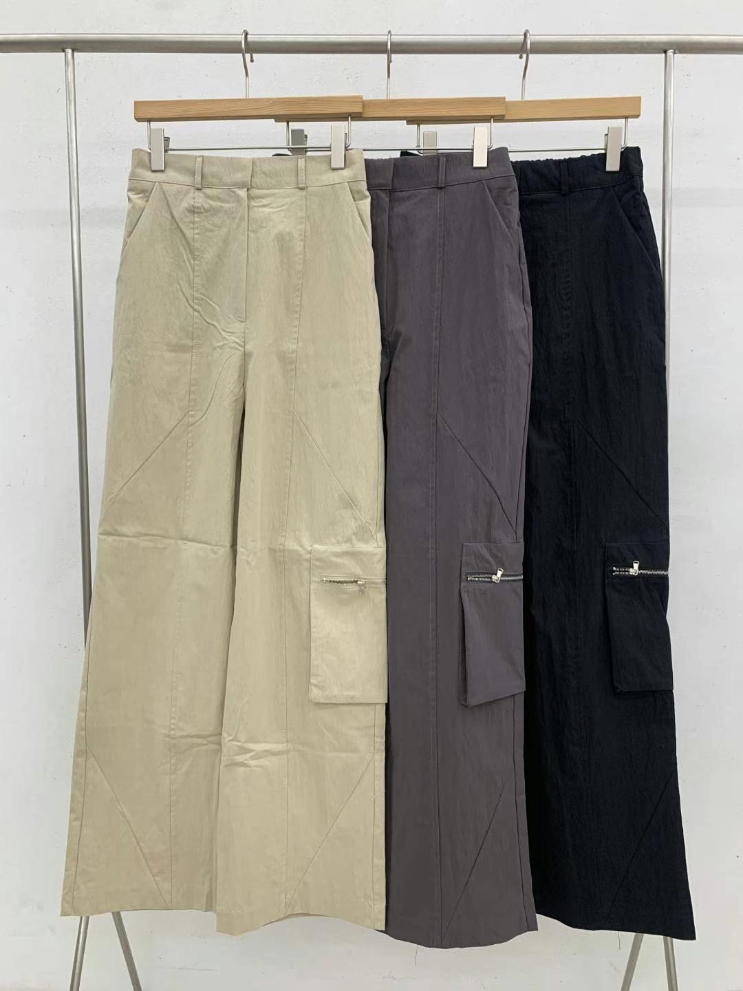 BAGUETTE-OT東大門直郵女士新品休閑25春夏時尚真品休閑褲BAGUETTE-OT休閑褲圖色2左二色