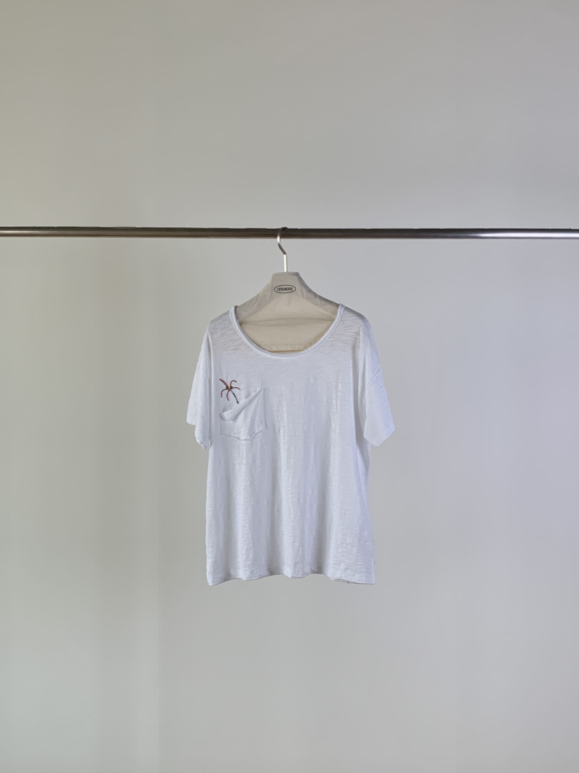 ONE MONE韓國直郵女裝新款真品熱賣人氣推薦25春夏時尚T恤ONE MONET恤圖色1