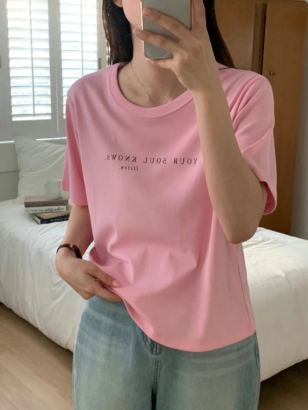 TDOUBLEJ東大門直郵女裝新款時尚休閑熱賣25春夏人氣職業T恤TDOUBLEJT恤
