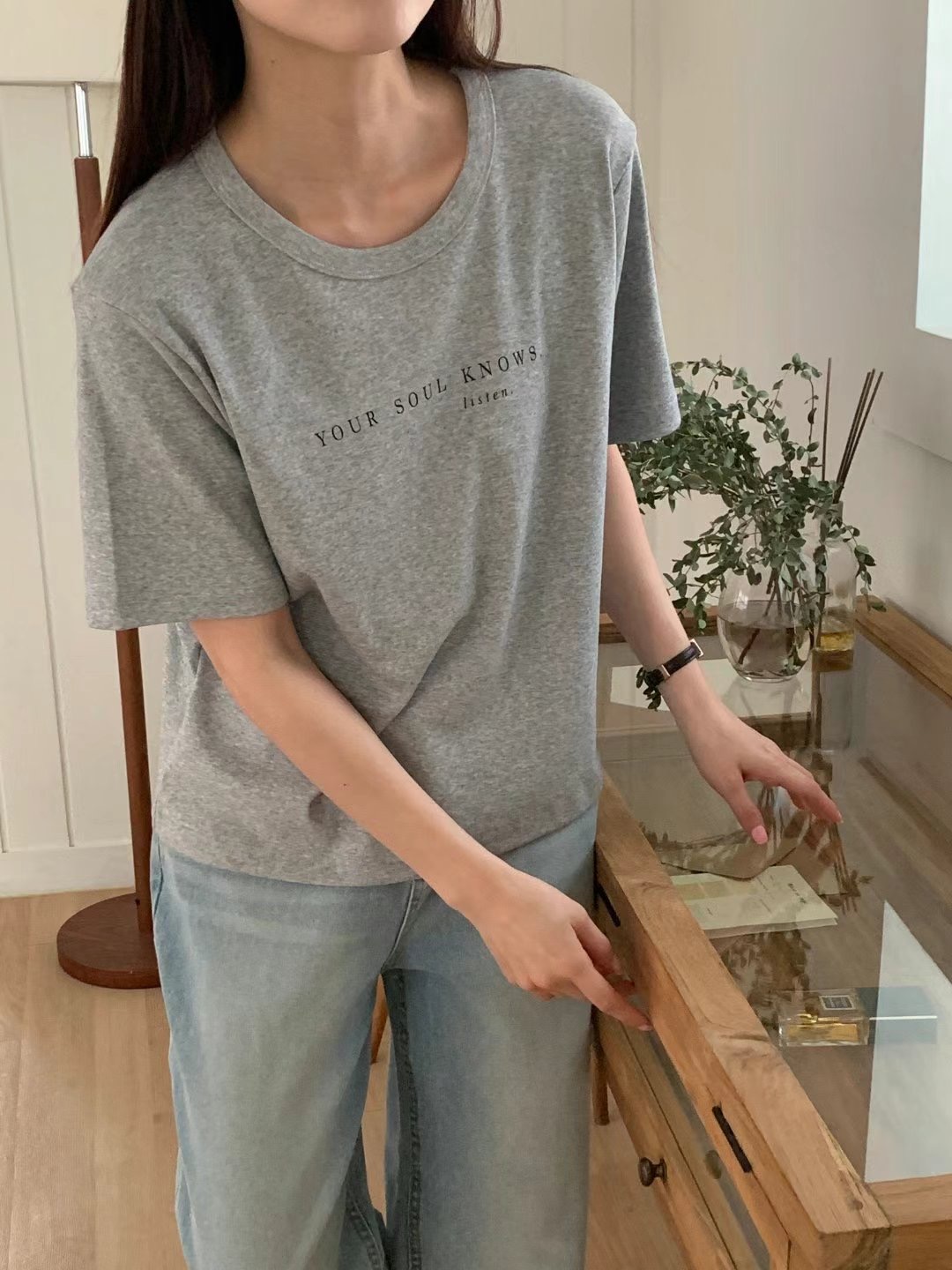 TDOUBLEJ東大門直郵女裝新款時尚休閑熱賣25春夏人氣職業T恤TDOUBLEJT恤圖色4